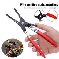 Universal Car Vehicle Soldering Aid Pliers Hold 2 Wires Innovative Tool Tool Repair Garage Welding Clamp Equipment Car Wire A7O9