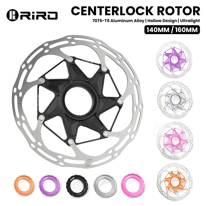 

Тормозной диск RIRO Centerlock 140 мм 160 мм для велосипедов, гидравлический тормозной диск для MTB, ротор Center Lock для велосипедов
