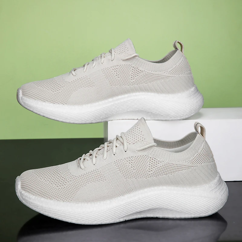 

Best Seller Hot Sale Casual Coconut Double Sole Men's Running Shoes High-Quality Mesh Sports Trend Shoes