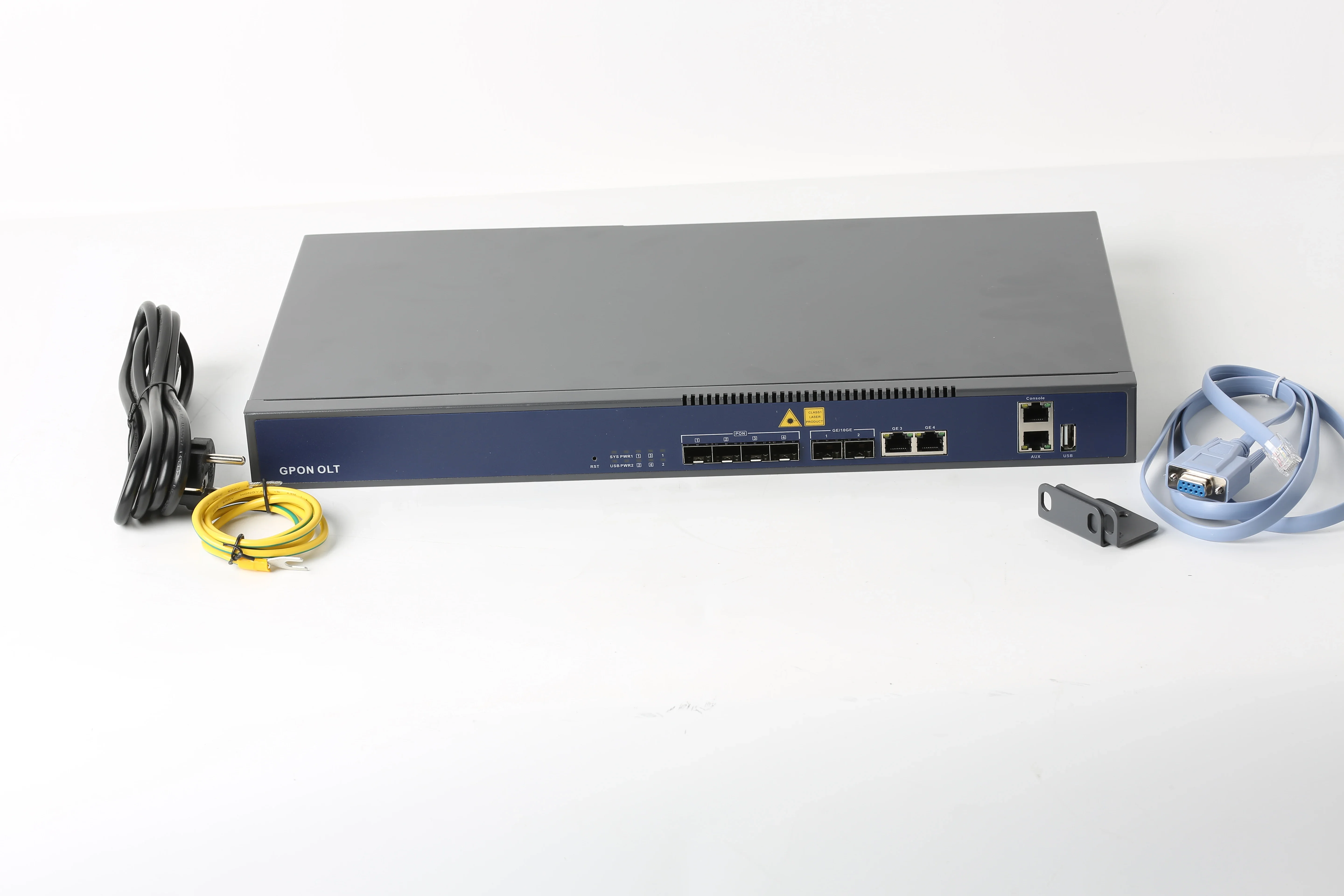 Hioso-Compatible GPON OLT Mini, Web SNMP OLT, 4 ports, sans technologie de déchets