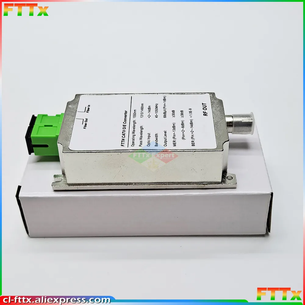 

Оптический приемник FTTH CATV, оптоволоконный WDM, радиочастотный преобразователь, триплексор, минимальный внутренний AGC 1310 нм/1490 нм/1550 нм без питания