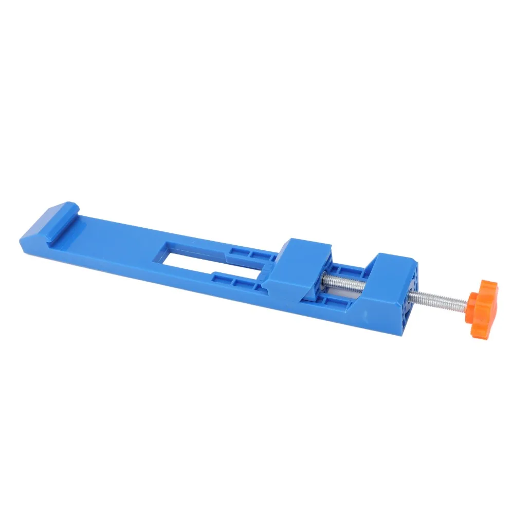 2pcs Adjustable Adjustable Cutting Machine Base Guide Safe Locking Blue Color Circular Saw Guide Positioning Clamp Precise