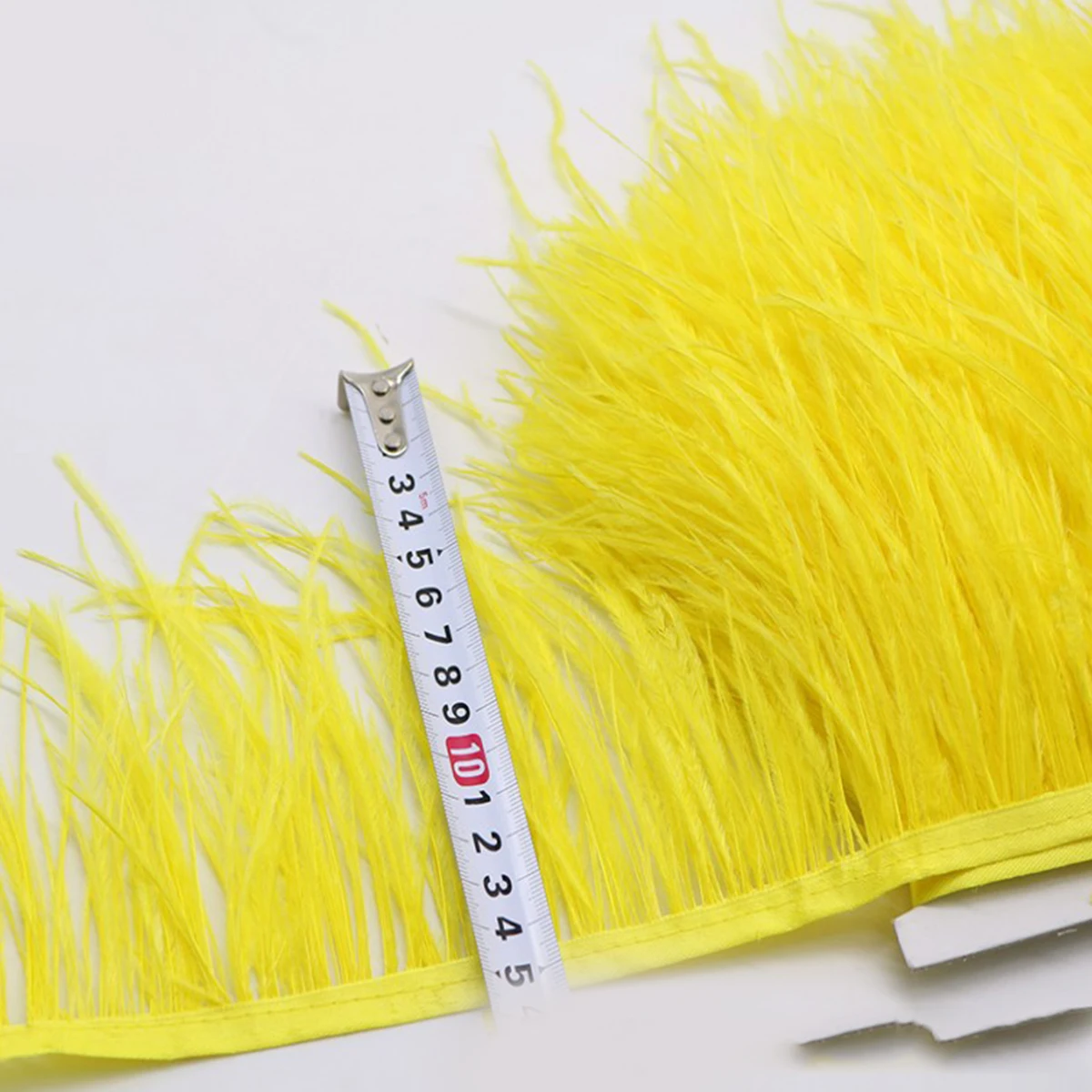 

Ostrich Fringe Clothing Accessories Fringe For Dress DIY Projects Craft Hats Home Wedding Decor Arrangement