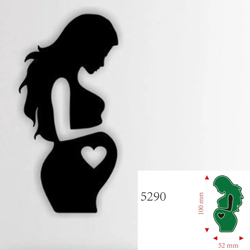 Metal Cutting Dies Pregnant mothers Decoration Scrapbook Paper Craft Knife Mould Blade Punch Stencils