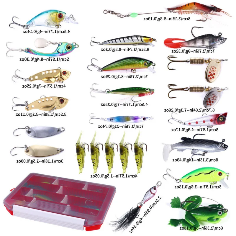 

Набор приманок для ловли окуня со светящимися блестками, универсальный для морской и пресной воды, бионическая жесткая приманка