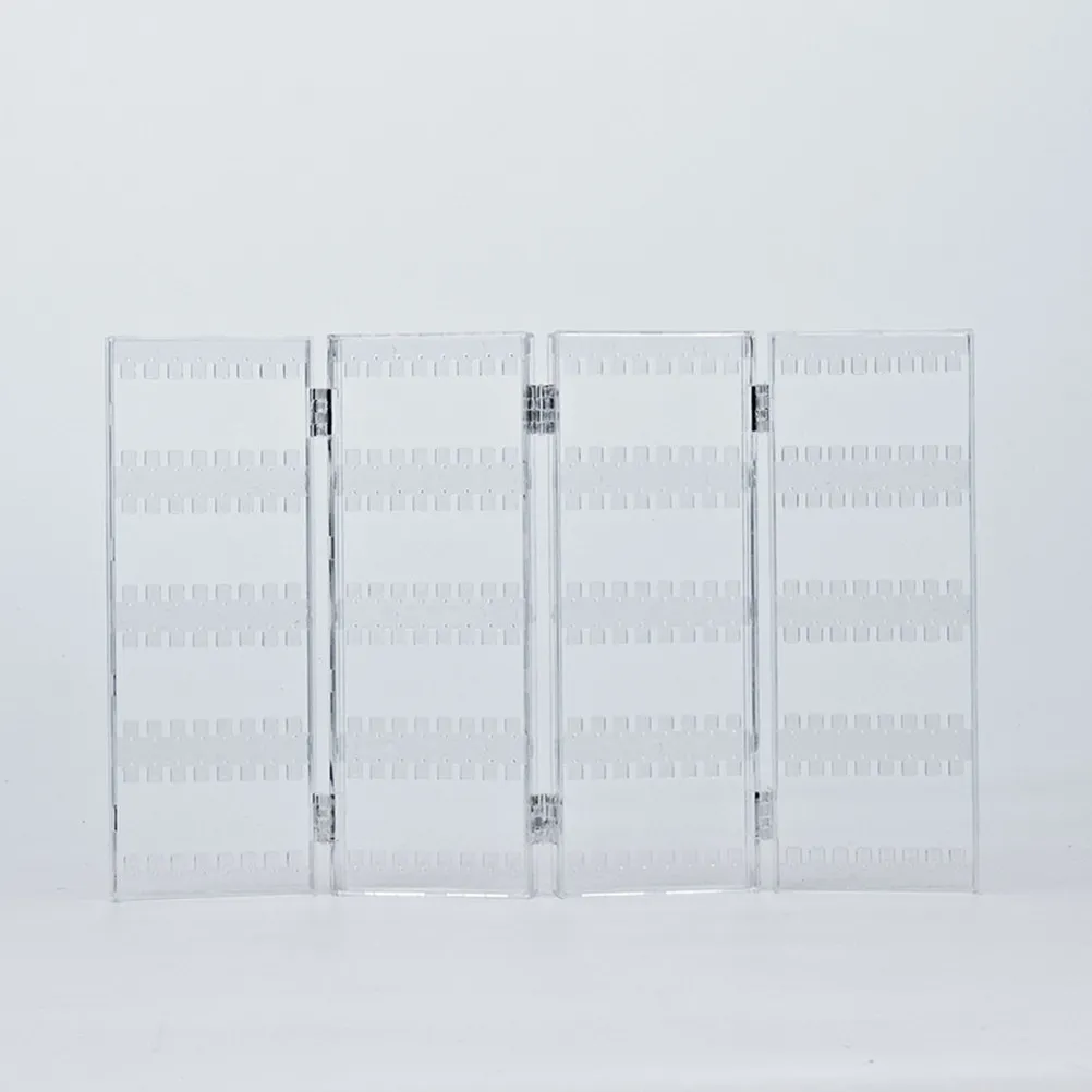 

Складная акриловая подставка для украшений Screen Style: органайзер для серег, держатель для ожерелий, для туалетного столика, для дома и бутика