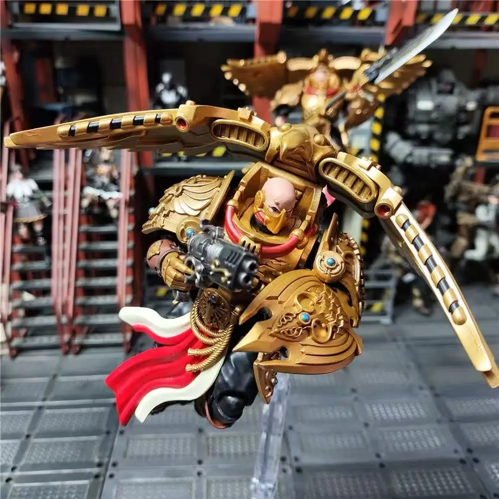 

【In stock】 JOYTOY Action Figure Warhammer 40K Legio Custodes Custodian Venatari Squad 1/18 Gift