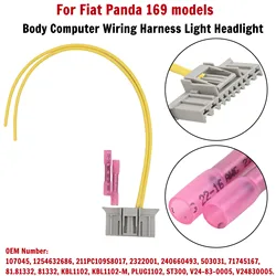 Car Plug Repair Kit For Fiat Panda 169 Body Computer Wiring Harness Light Headlight 240660493, 503031, 71745167, 81.81332, 81332
