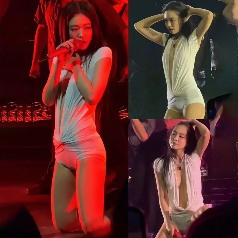 Gtpdpllt ثوب فضفاض صيفي أبيض مثير عميق الخامس الرقبة قصيرة الأكمام حللا قطعة واحدة ملابس الكورية موضة Playsuit امرأة