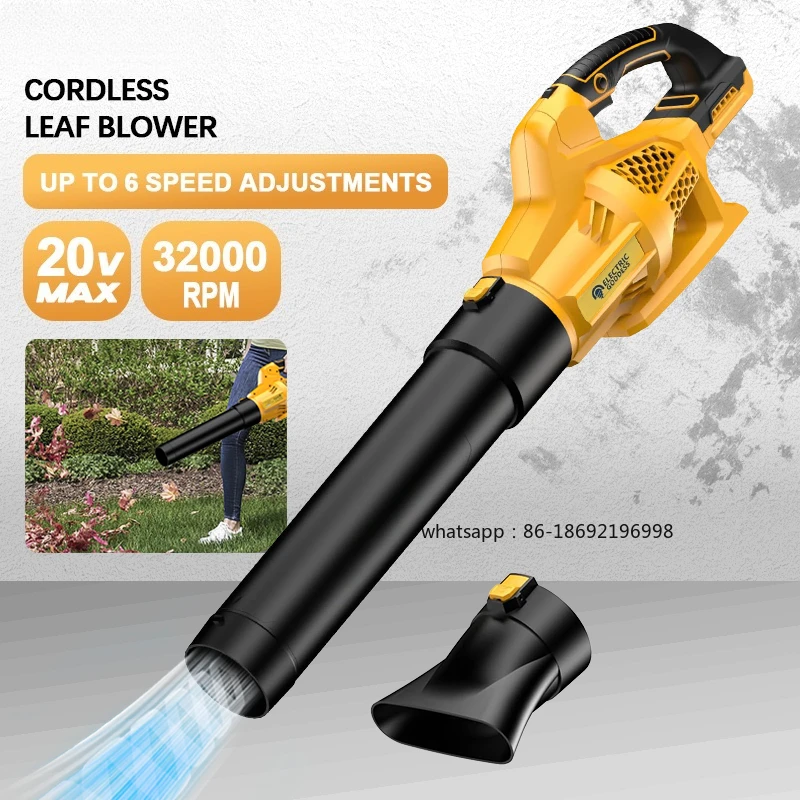 32000rpm Cordless Blower Yard Leaf Removal Storm Machine For Home And Street Power Tools For Dewalt 20V Battery Pin