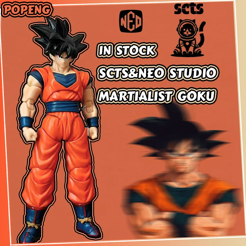 

In Stock SCTS NEO Dragon Ball Son Goku Martialist Figure Son Goku Action Figure Collectible Model Anime Figurine Collection Toys