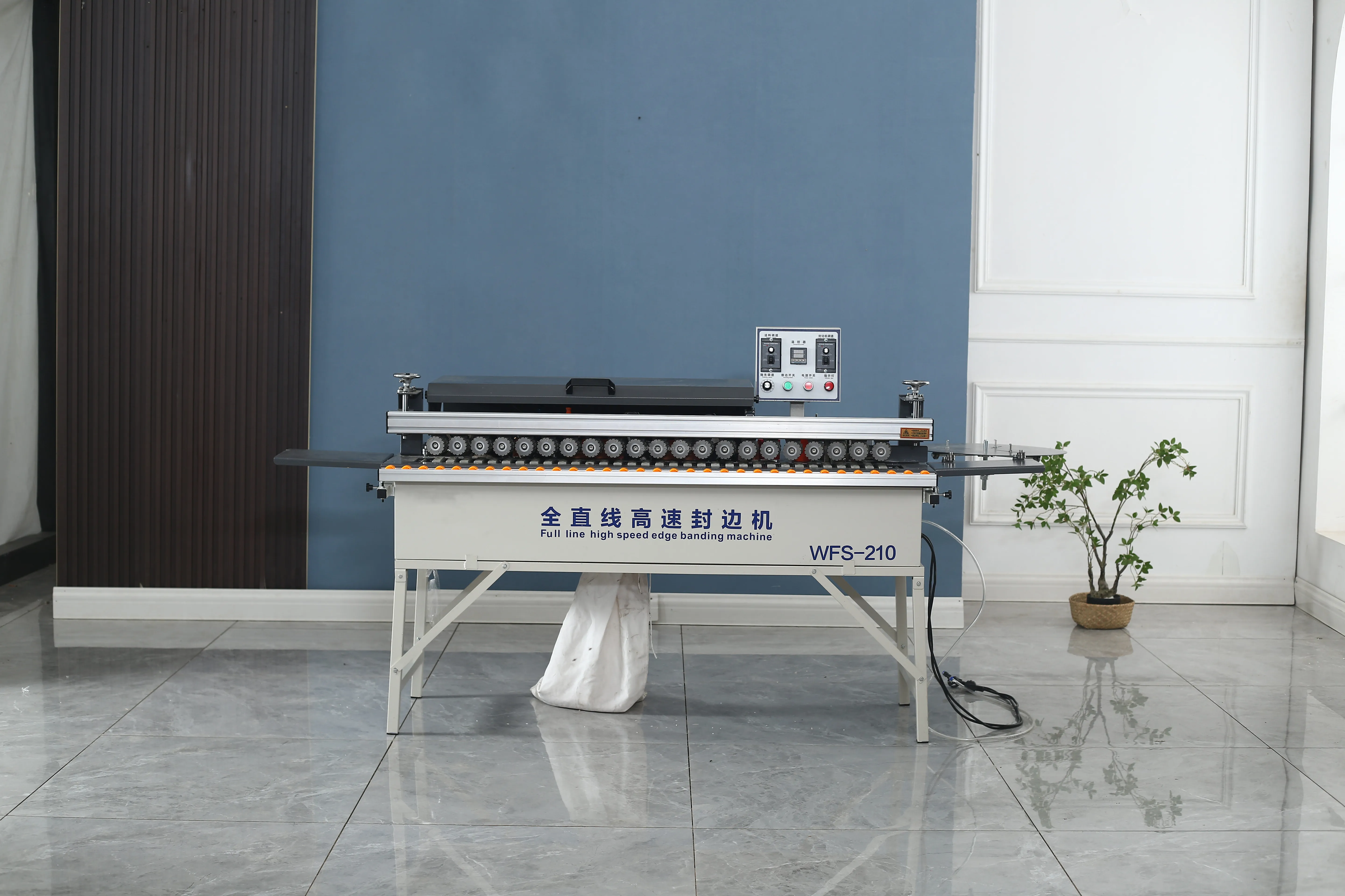 WFS210 Straight automatic edge banding machine for wood pvc board