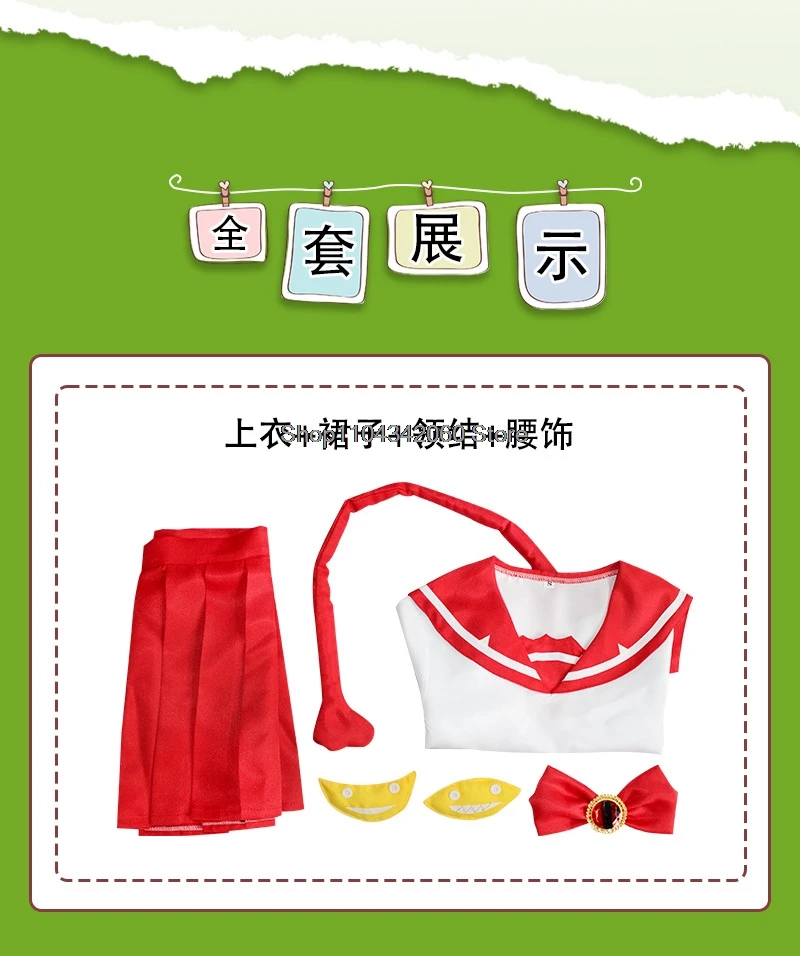 Anime Welcome to Demon School Iruma-kun Valac Clara Cosplay Costume Custom Women school Uniform JK shoes Hair Accessories cos