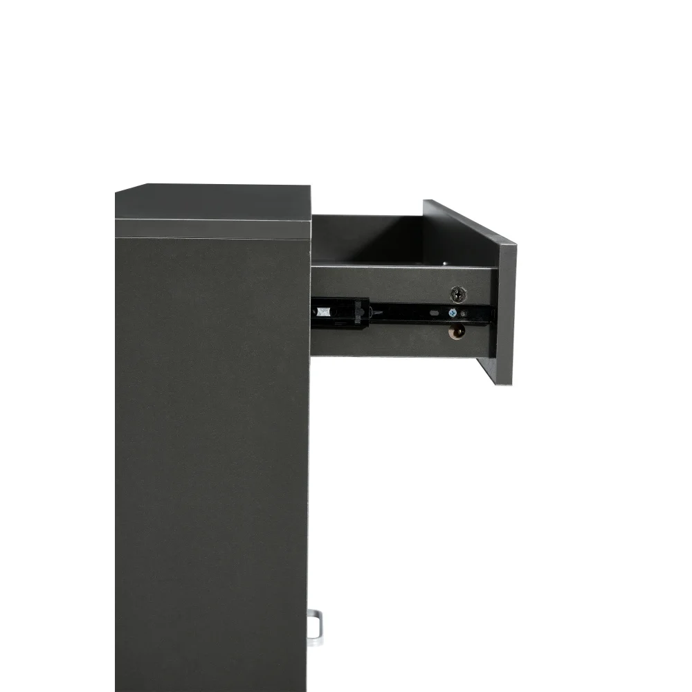 Schuhschrank, Schuhregale, Grau