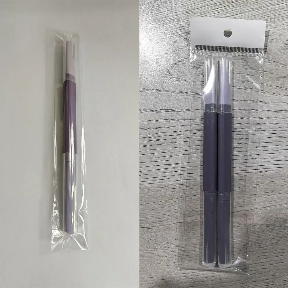 1/2 pezzi durevole trimmer per sopracciglia a doppia testa micro-focus con rete protettiva rasoio per sopracciglia kit di strumenti per trucco rasoio per il viso