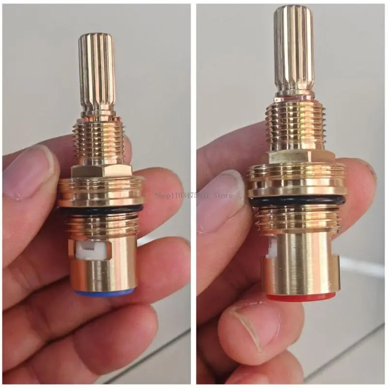 Ceramic Faucet Valves set Brass Faucet Diverter Valves Universal Fit Homes Upgrades