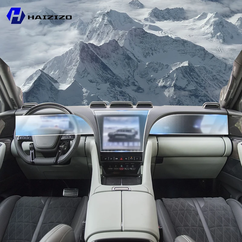 

For Yangwang U8 2023-2025 Car interior Matte Screen Protector console GPS Navigation LCD screene TPU film Scratch resistant PPF