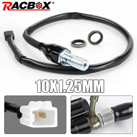 M10x1.25MM Motorcycle Hydraulic Brake Pressure Rear Light Switch For Nissin Honda Yamaha Kawasaki Suzuki