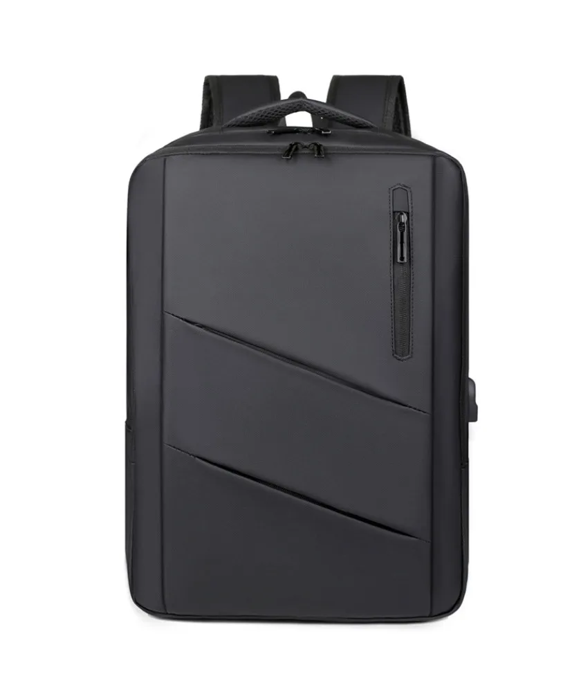 

Men's backpack, simple and versatile student schoolbag, large-capacity travel backpack, high-end business computer bag