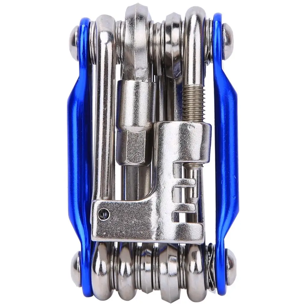 مجموعة أدوات إصلاح الدراجة 11 في 1 قاطعة سلسلة T25 معدنية مقاومة للتآكل مطلية بالكهرباء لركوب الدراجات الجبلية