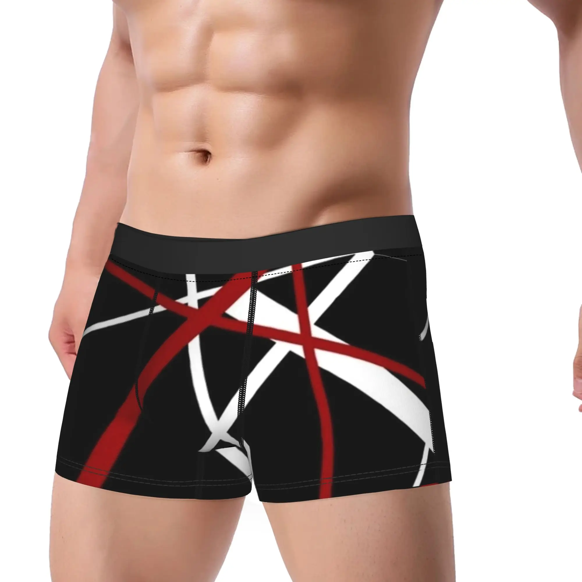 

Black Soul Van Halen Underwear Men Boxer Brief Funny Boxershorts Quality Printed Plus Size Panties