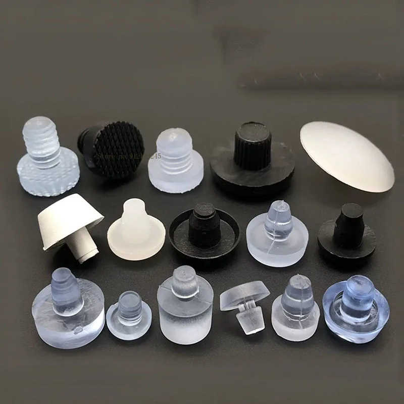 4.6mm~12mm Rubber Embedded Hole Plug Furniture Chair Sofa Feet Bottom hole Cover Anti slip Foot Mat Anti collision image 6