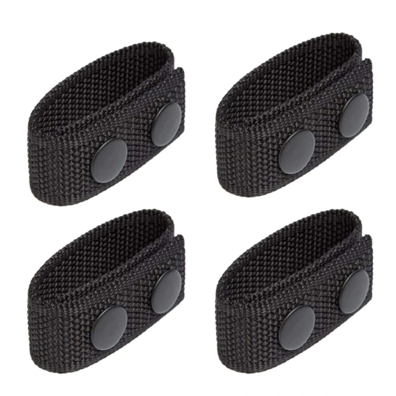 

1 set Belt Keeper Double Snaps for Outdoor Sports Belt Fixing, Security Belt Keeper Double Snaps for 2-2.25Inch Duty Belt D5QD