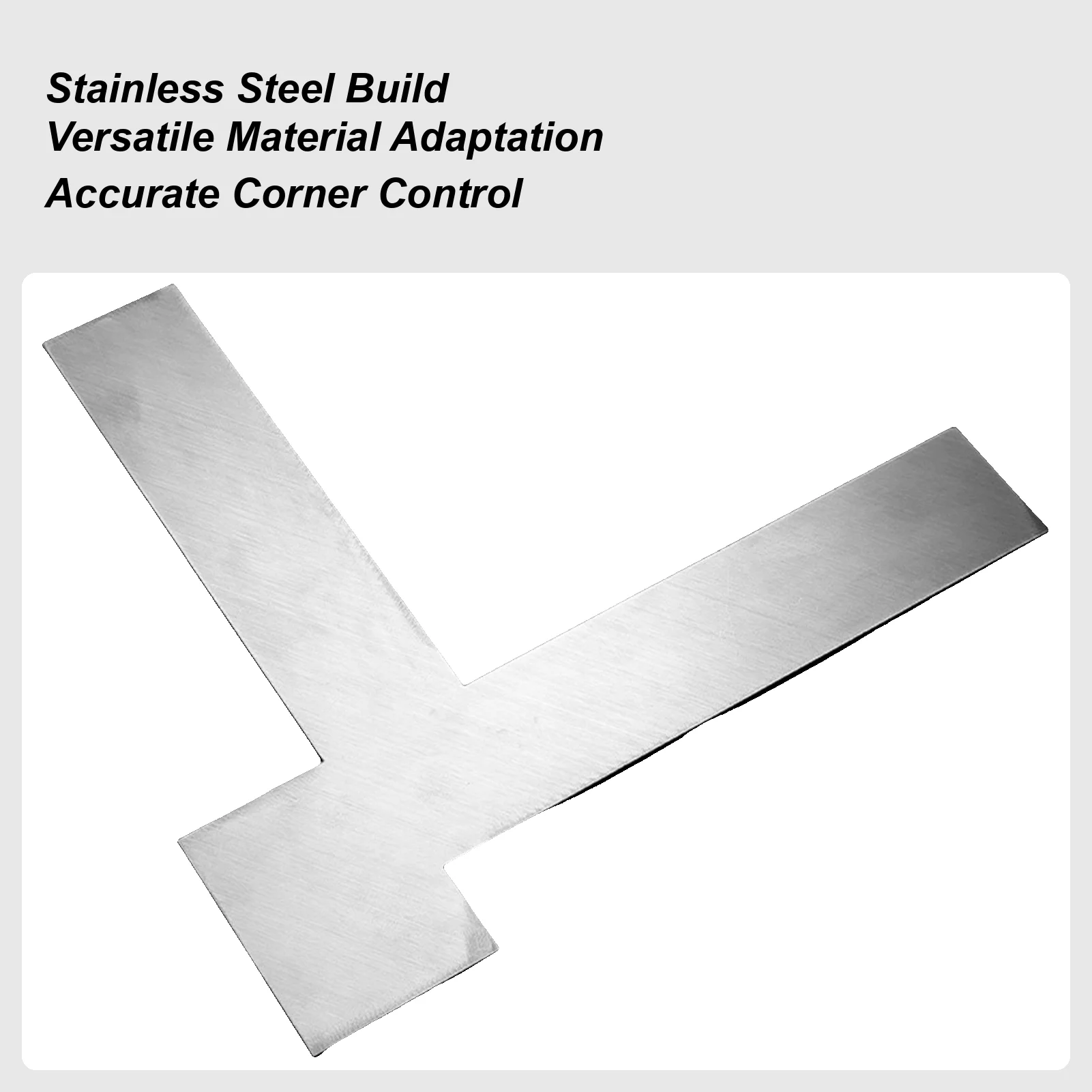 

Right Angle Leveler Stainless Steel Wall Edge Leveler Drywall Shaping Handheld Gear Precisice Solution For Flooring Painting
