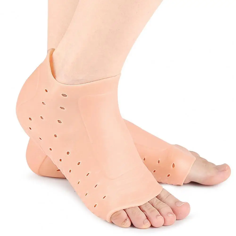 Small Heel Protector Heel Protector Cover for Plantar Fasciitis Blister Cracked Heels Relief Non-slip Breathable Heel for Men