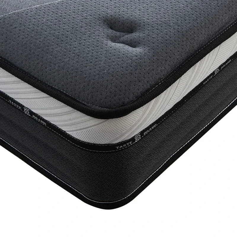 High-density sponge memory cotton latex thickened hotel with ultra-soft sleeping spring mattress