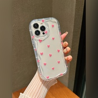 Pink Love graphic phone case for iPhone 15 14 13 12 11 x XR Xs SE2 SE 8 7 plus pro Max silicone back Cove