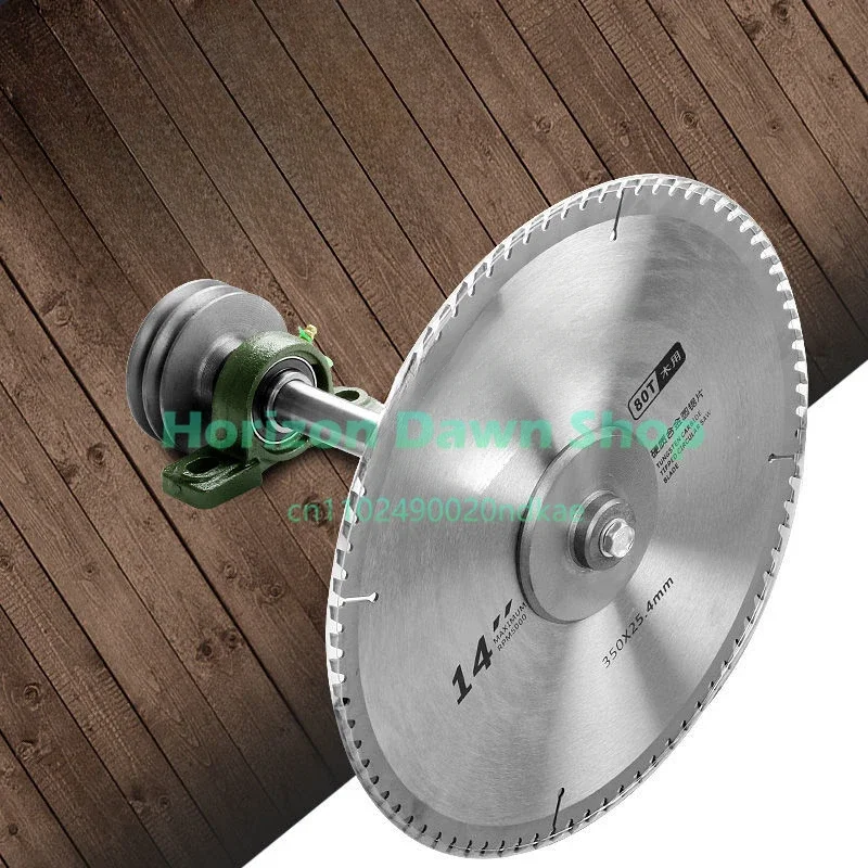 Simple Woodworking Table Saw Spindle Assembly Table Drama Seat Shaft Assembly Shaft Push Drama Seat Bearing Seat Saw Shaft