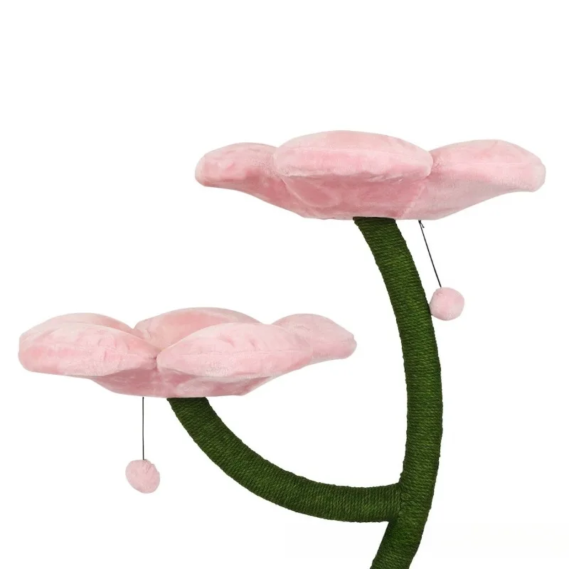 

tree does not take up space Solid wood climbing frame litter cat jumping platform donut litter