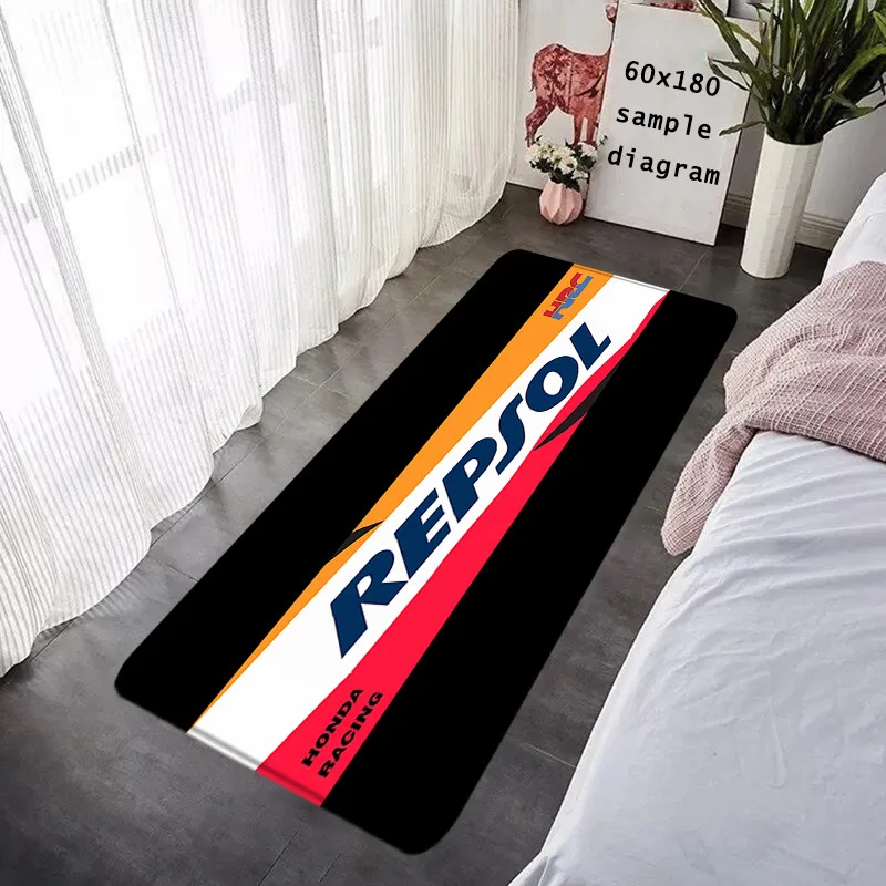 

Honda Joint Flannel Floor Bedside Mats Anti-Slip Doormat Kitchen Corridor Water Absorbent Decor Dressing Room Rugs for Gifts