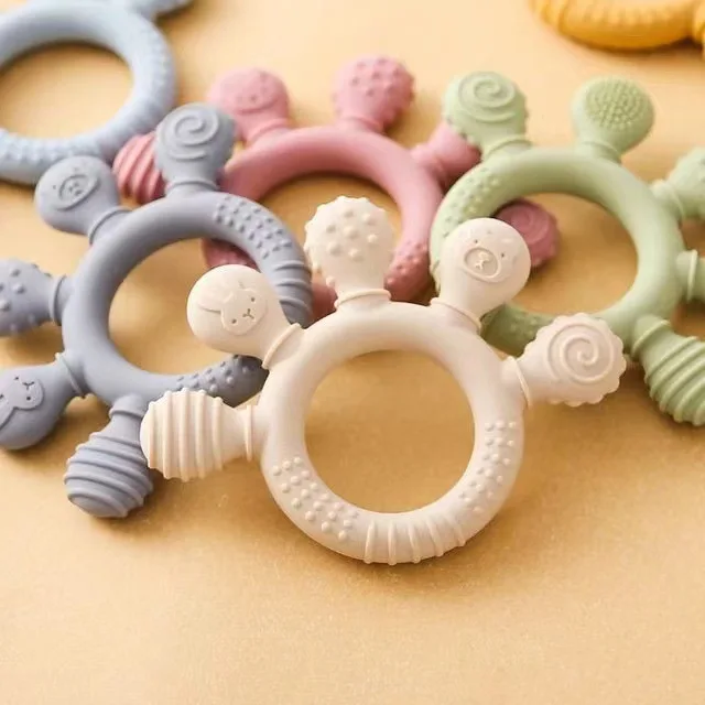 Palm baby toothpaste, mouth desire baby molar stick soothing bracelet biting music anti-eating hand silicone toothpaste