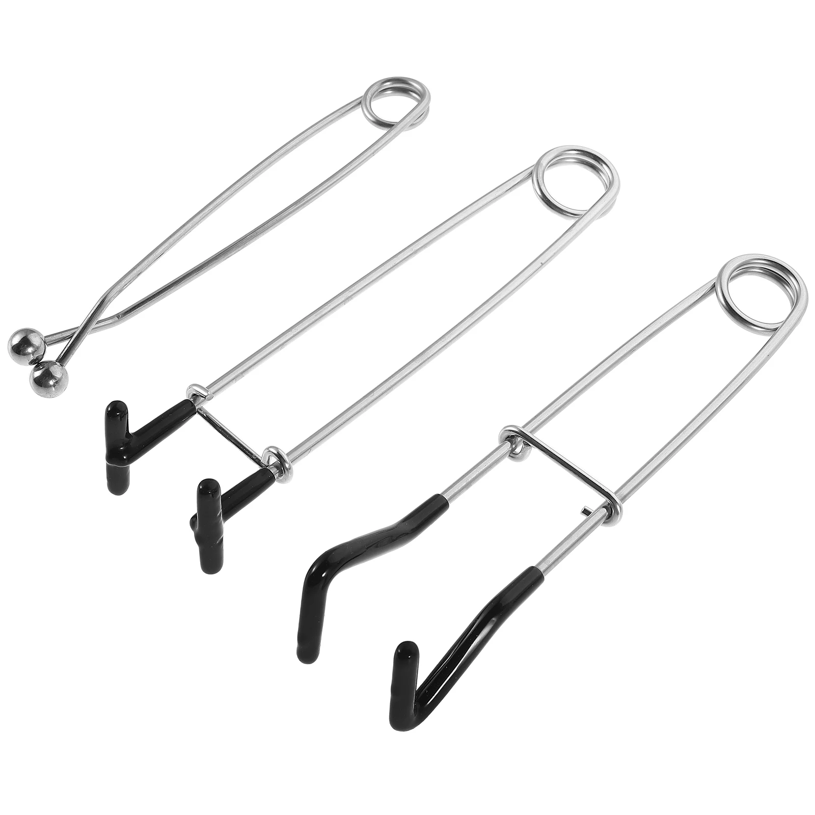 

Stainless Steel Fish Mouth Opener Hook Remover Tool Fishing Lip Gripper Pliers Fish Grabber Claw Dehooking Picker Long Metal