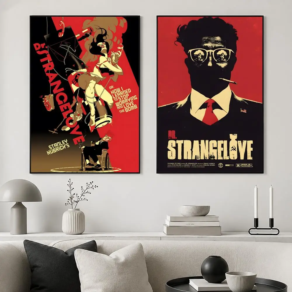 D-Dr. Strangelove Poster posters for bedrooms and living rooms high definition cartoon movie-themed wall art.