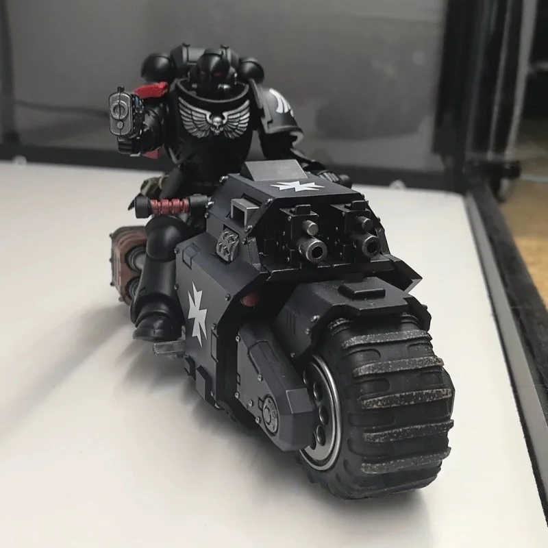 

In Stock Bandai Action Figure 40k Black Templar Pioneer And Valtus Brothers Re-Released Anime Model Collection Series Ornaments