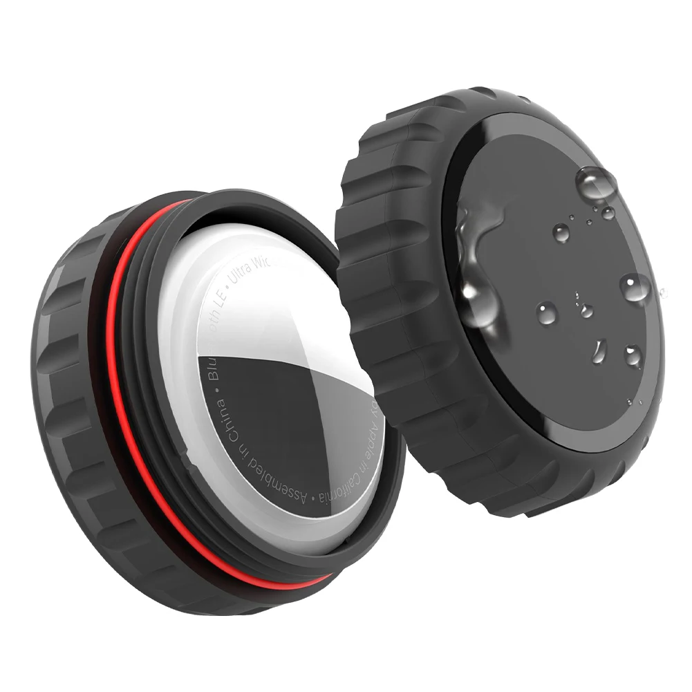 Uchwyt/Etui na Apple AirTag Naklejka Samoprzylepna Wodoodporny Uchwyt Samoprzylepny do AirTag Lokalizator Samochodu Narty Rower Portfel Pilot do TV