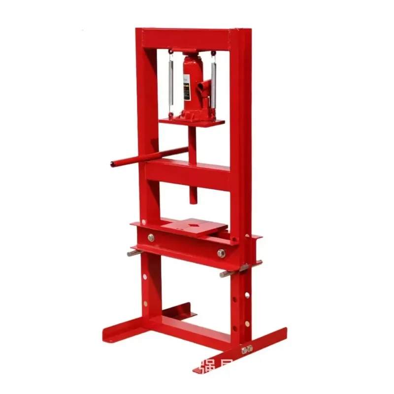 6 Ton Hydraulic Press Double Spring Jack Manual Hand Pump Metalworking Shop Garage Auto Repair Heavy Duty Frame
