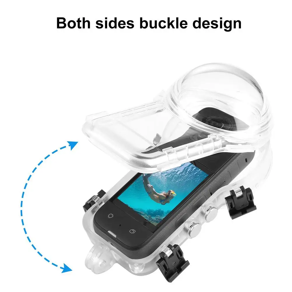 Waterproof Case for Insta360 X3 Underwater Waterproof Housing Cover Protective Underwater Dive Housing Shell