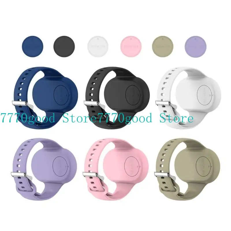 

31BA Not scratch Strap Water-Resistant Rubber Strap Not Slip Strap for SmartTag 2