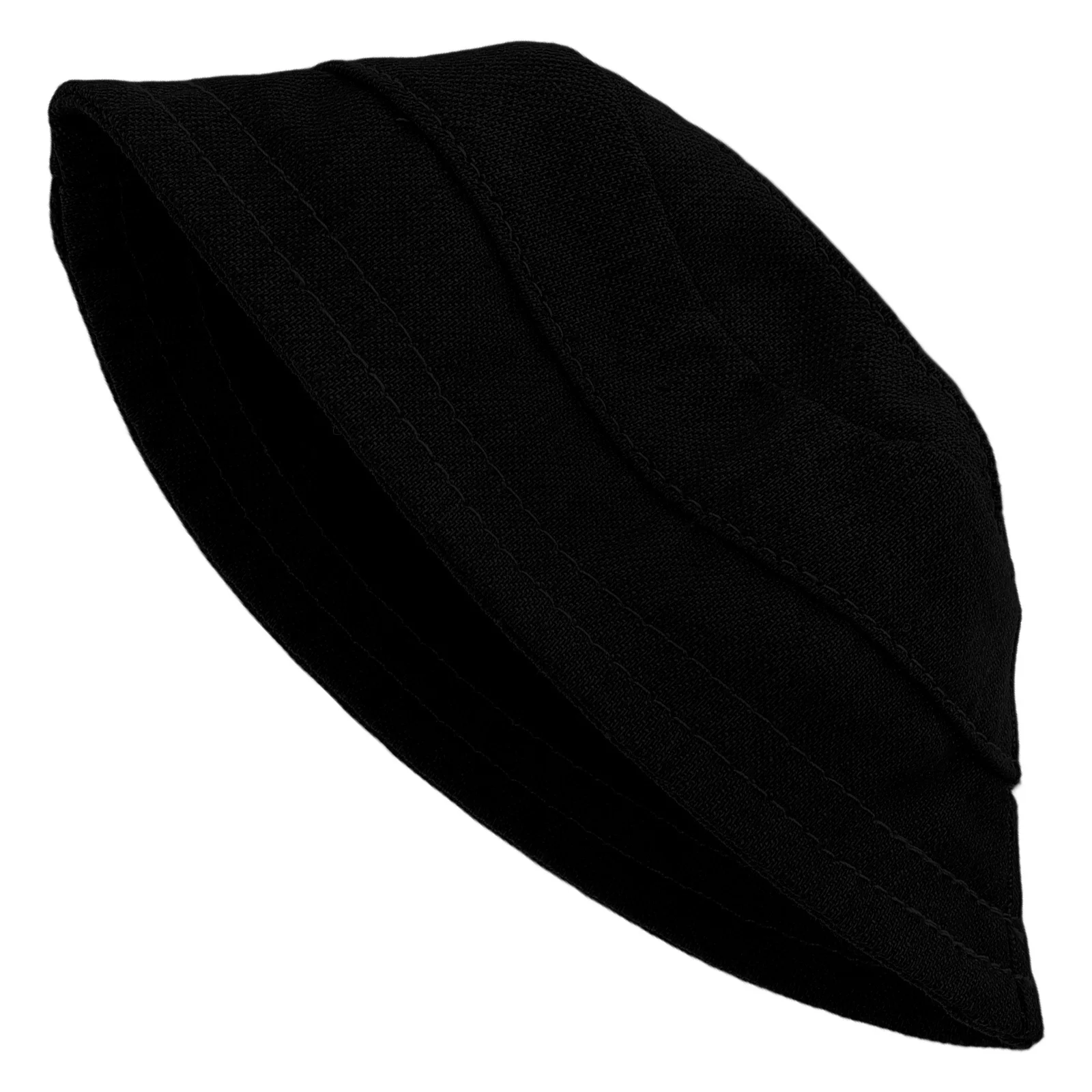 Мини-черная рыбацкая шляпа с открытым