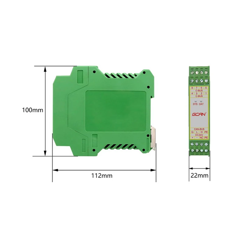 Módulo Modbus CAN, RTU, Protocolo Ethernet TCP, Conversor 485 com PLC