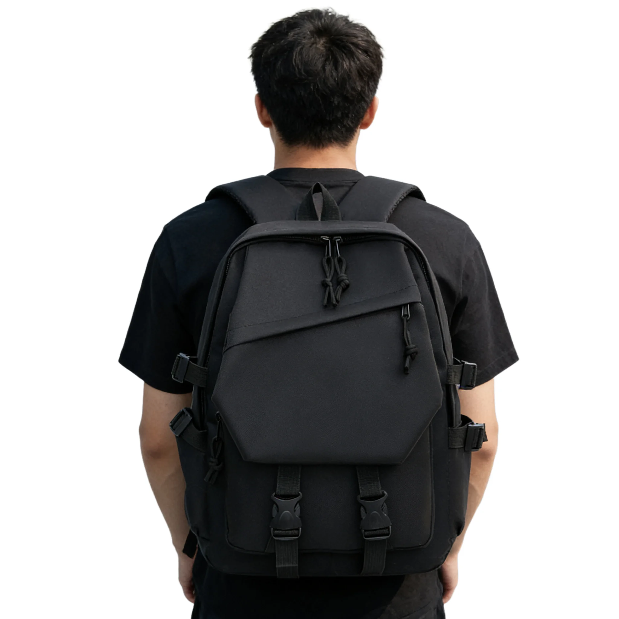 

Multi-Functional Waterproof Tennis Racquet Bag Black Outdoor Sport Badminton Gym Bag Travel Men's Backpack for 15 Inch Computer