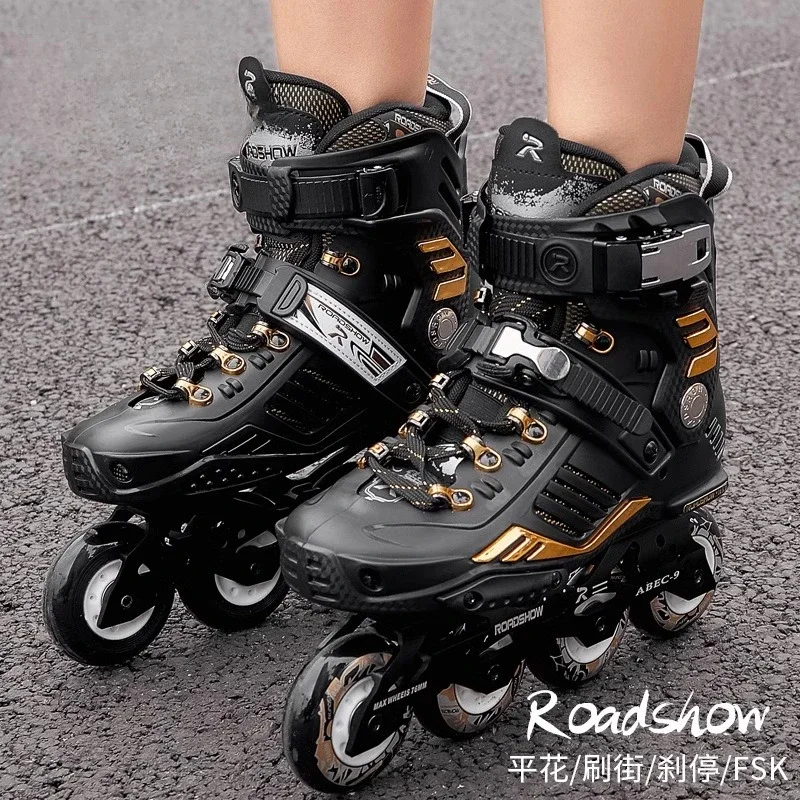 

RX6 Adult Inline Roller Skates - Beginner‑Friendly Single‑Row Skate Shoes for Men and Women