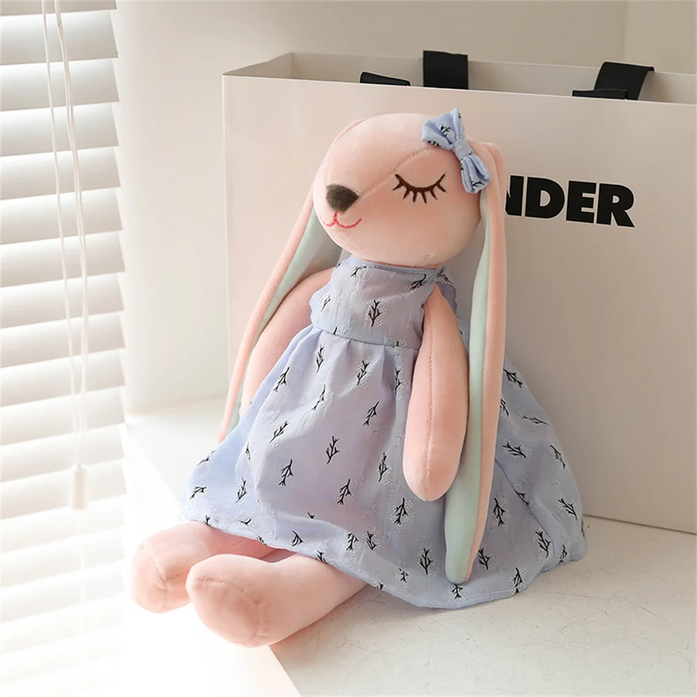 Conejo de Peluche de 34/45/55 cm, Juguete de Peluche, Animal de Peluche, Conejo de Peluche Rosa, Regalo para Niñas