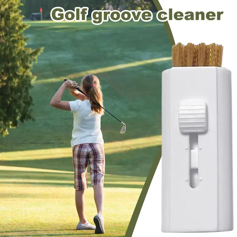 

Щетка для чистки гольф-клуба 10X, очиститель для гольф-клуба, скруббер для канавок, инструмент, спортивные аксессуары на открытом воздухе, карманный размер, портативная двойная головка