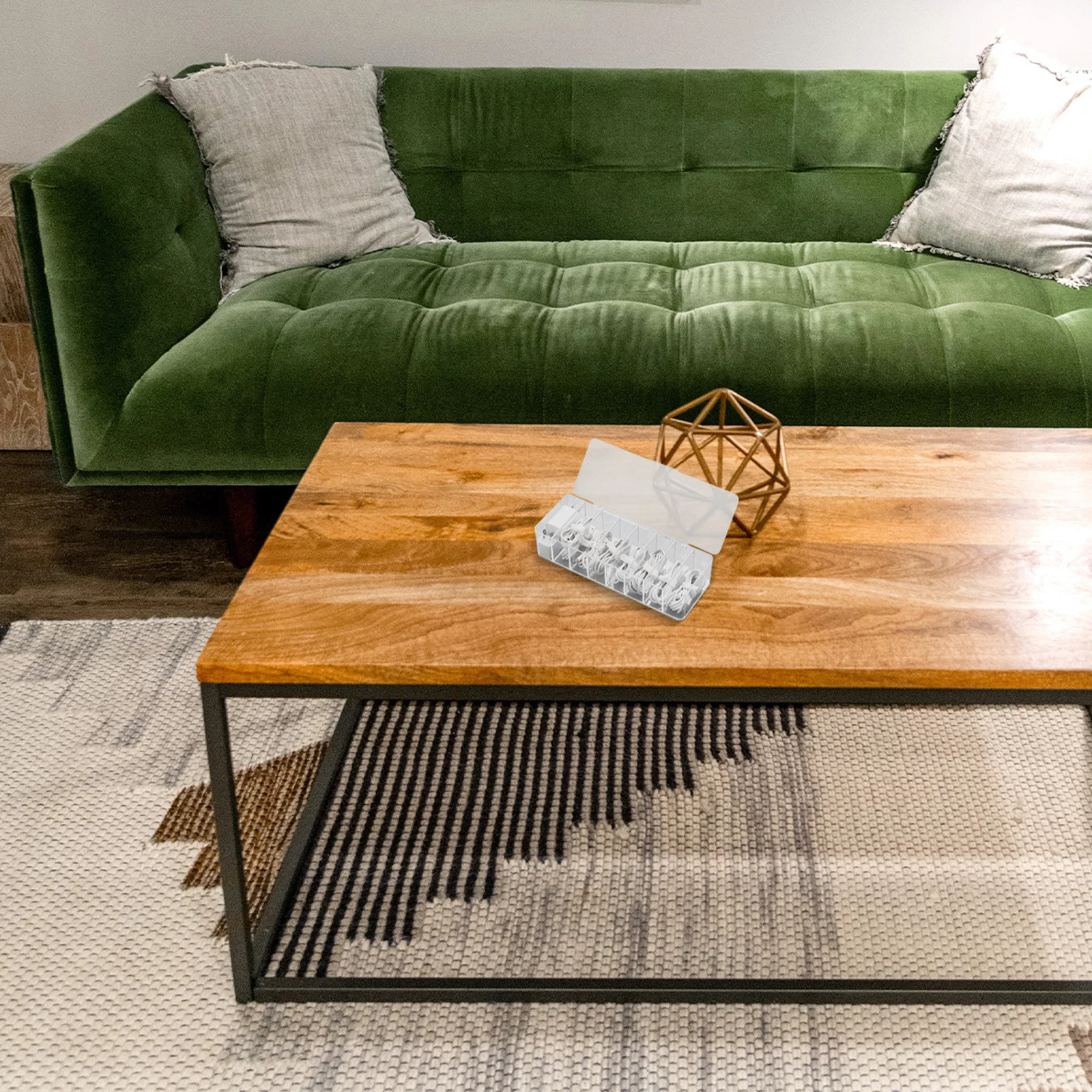 

Dustproof Storage Box 8 Compartment Plastic Cable Organizer For Office Desk Cord Management Wire Bin Electronics Holder