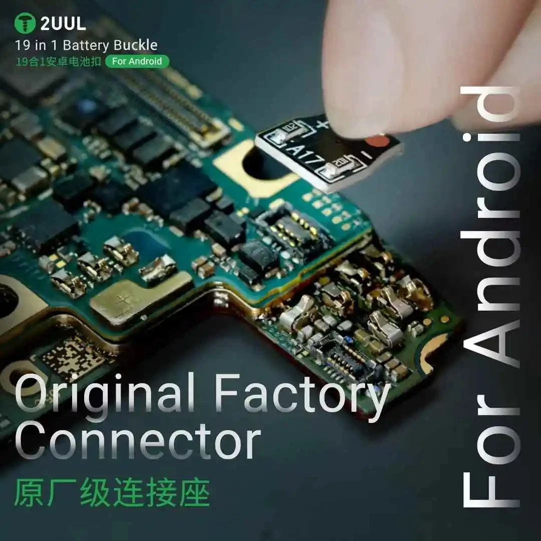 2UUL PW06 19 IN 1 Android Phone DC Power Boot Test Line Conector Motherboard Clip Battery Male Buckle For Xiaomi Samsung OPPO view 5